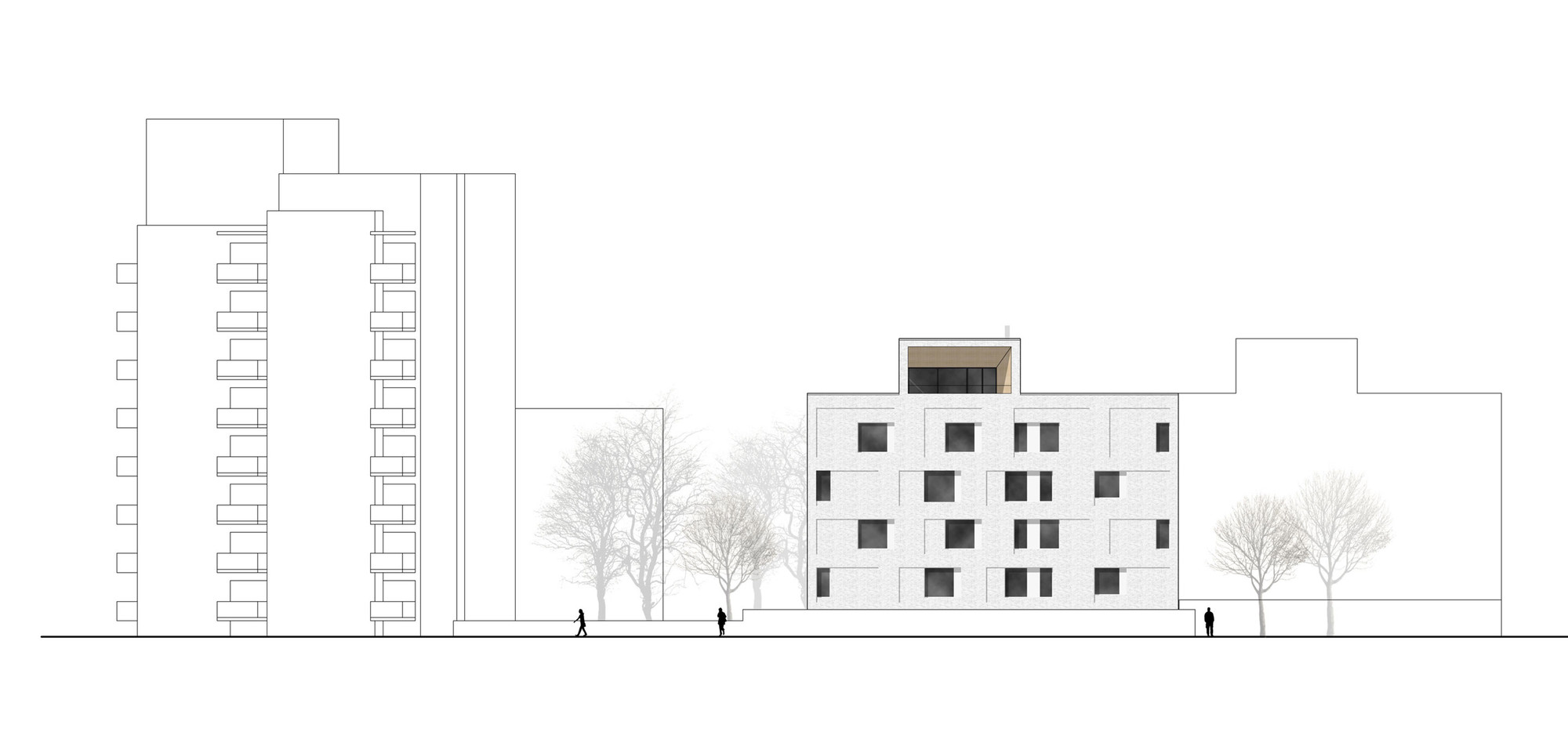 2000x952 Gallery Of Kotisaarenkatu Housing Playa Arkkitehdit