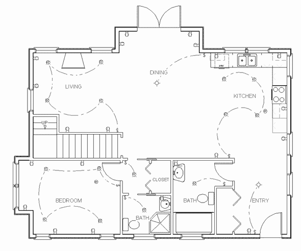 590x492 How To Draw A House Plan Luxury House Plans Autocad Drawings Home