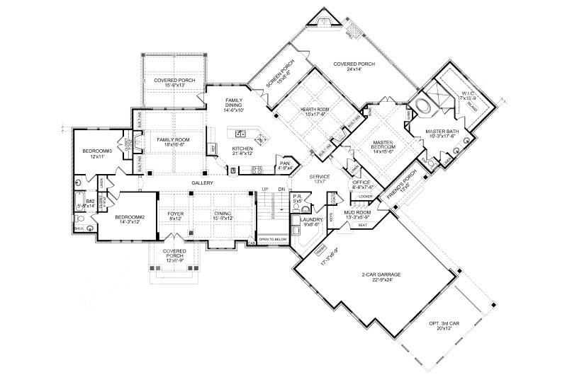800x533 Landstone House Plan Luxury Estate Mansion Style Floor Plans