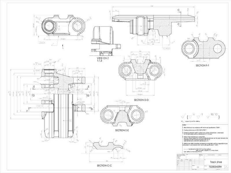 800x600 Mechanical Engineering Samples, Mechanical Shop Drawings
