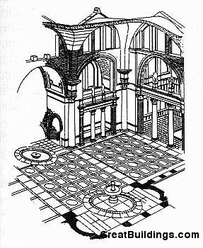 287x350 Great Buildings Drawing