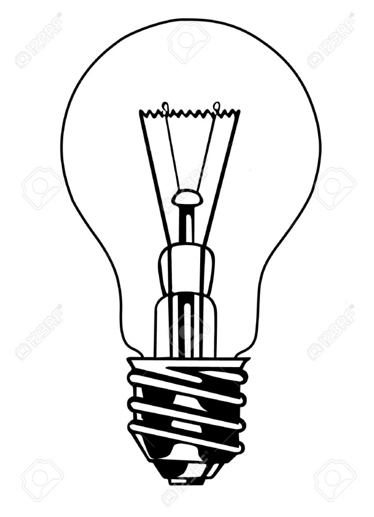 740x1024 Light Bulb Drawing Lightbulb Drawing Clipart Panda Free Clipart