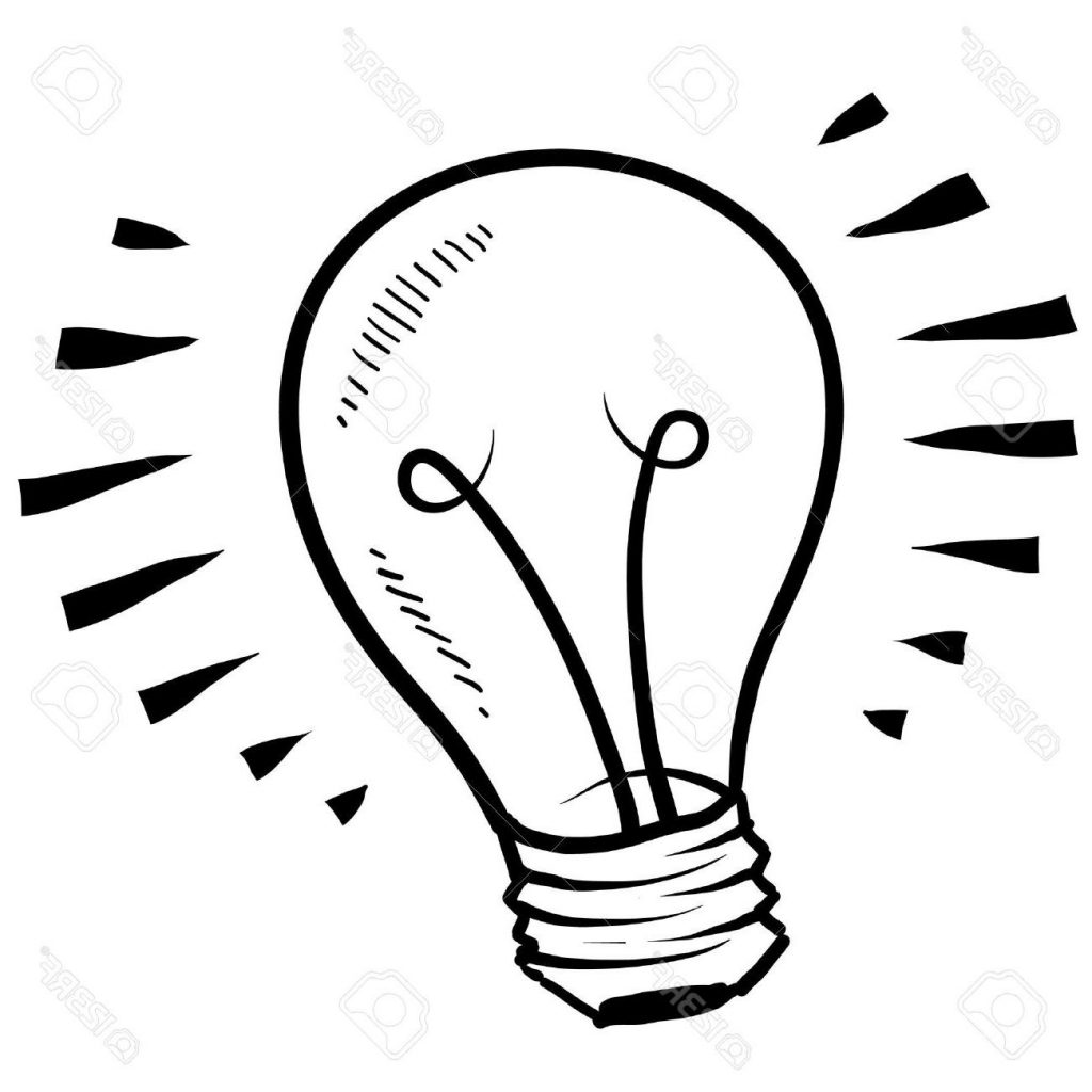 1024x1024 Top 10 Doodle Style Light Bulb Or Idea Symbol Sketch In Vector
