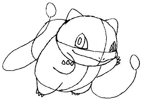 481x345 How To Draw Bulbasaur From Pokemon Step By Step Drawing Tutorial