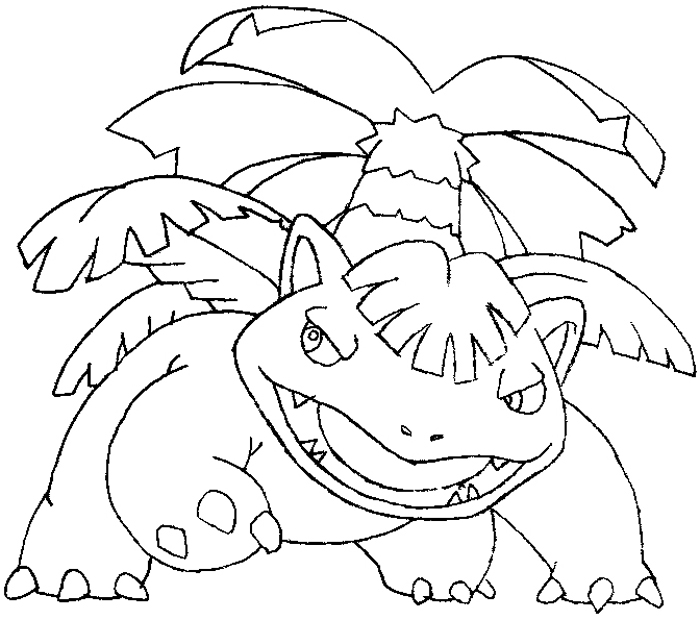 700x620 How To Draw Venusaur From Pokemon Step By Step Drawing Tutorial