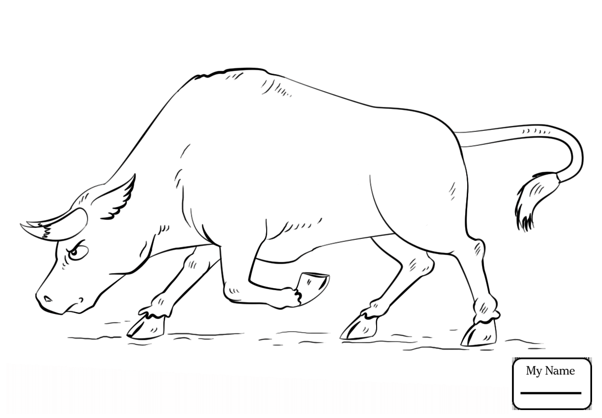1210x840 Mammals Bulls Bull 16 Bulls Coloring Pages For Kids
