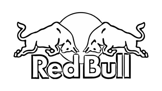 570x320 Red Bull Logo Drawing