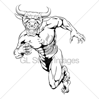 325x325 Bull Drawing Gl Stock Images