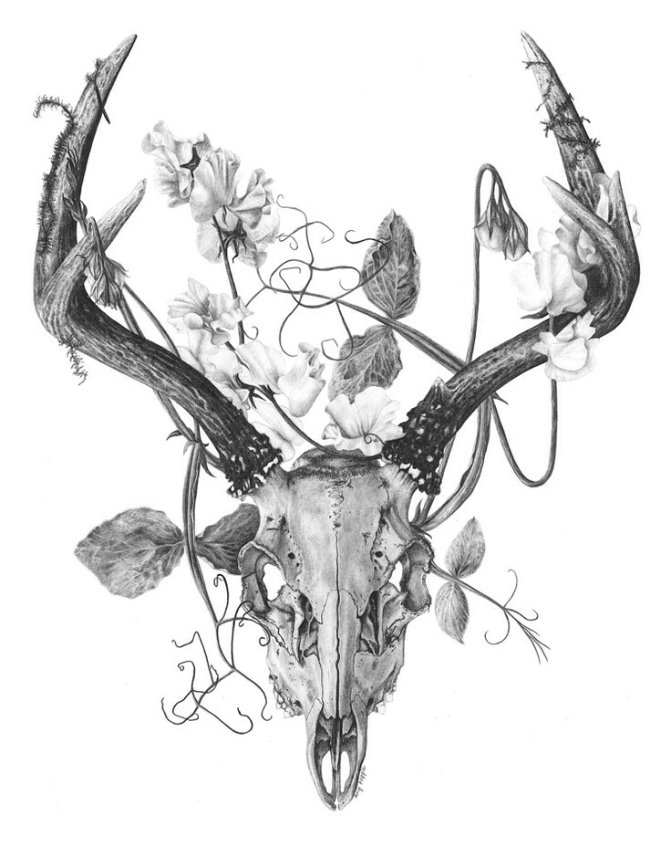 736x928 Memorial Tattoo Inspiration But An Elk With Roses Still