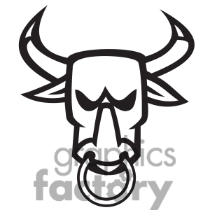 300x300 Bull Clipart Face