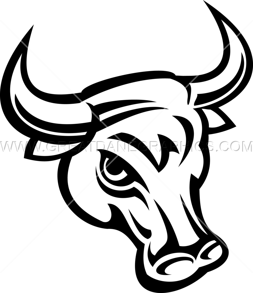 825x955 Bull Head Production Ready Artwork For T Shirt Printing