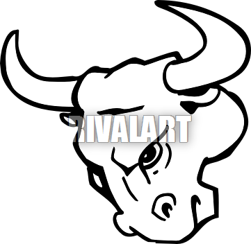 361x352 Cool Bull Head Ar Bull 26 R Clipart Panda