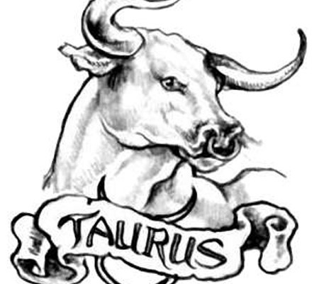 450x400 Collection Of Mean Looking Red Eyed Bull Tattoo