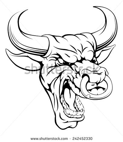 407x470 Drawn Bulls Mean