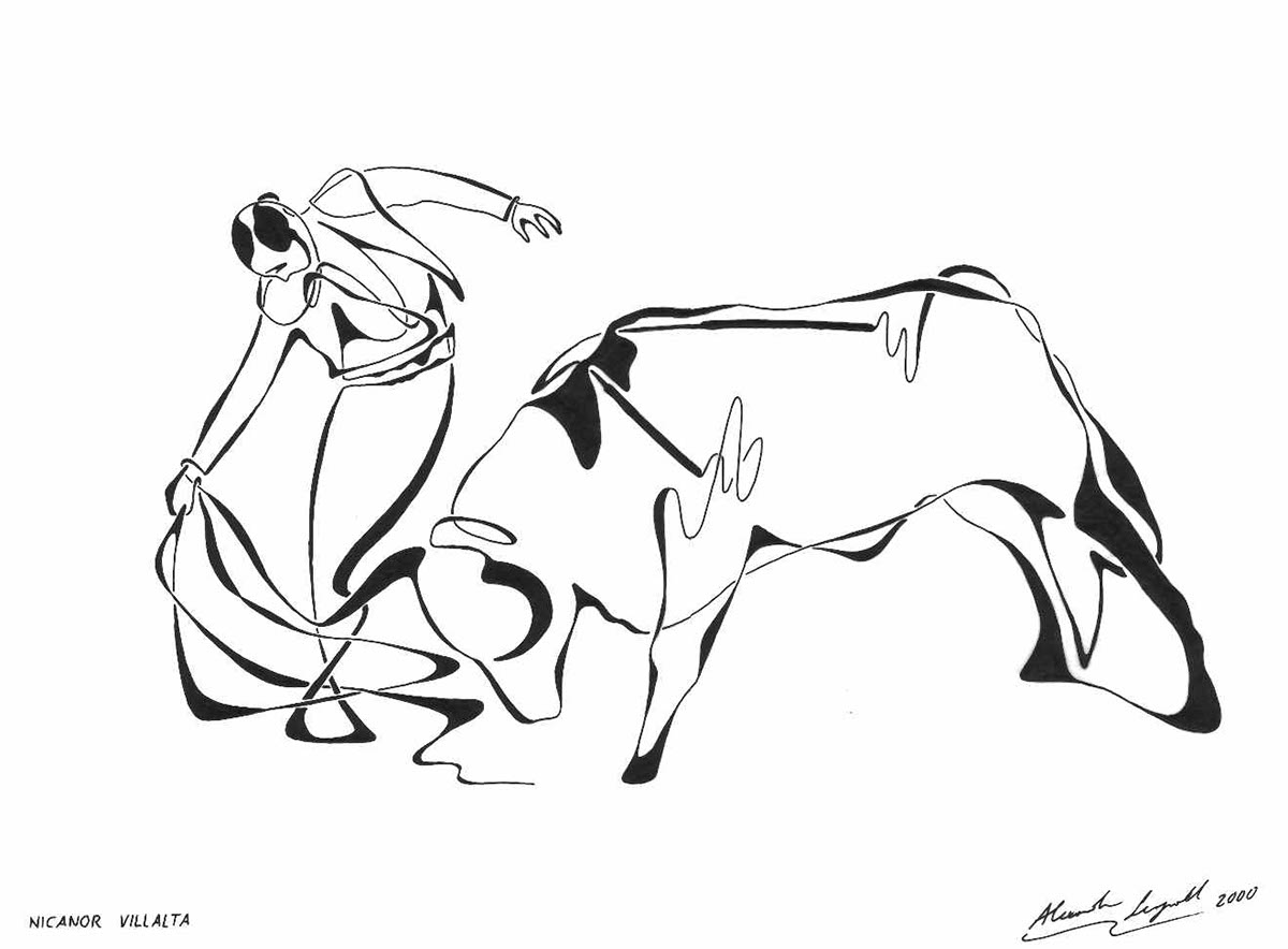 1200x884 One Line Animals On Behance