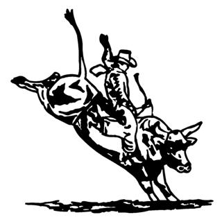 Bull Rider Drawing at GetDrawings | Free download