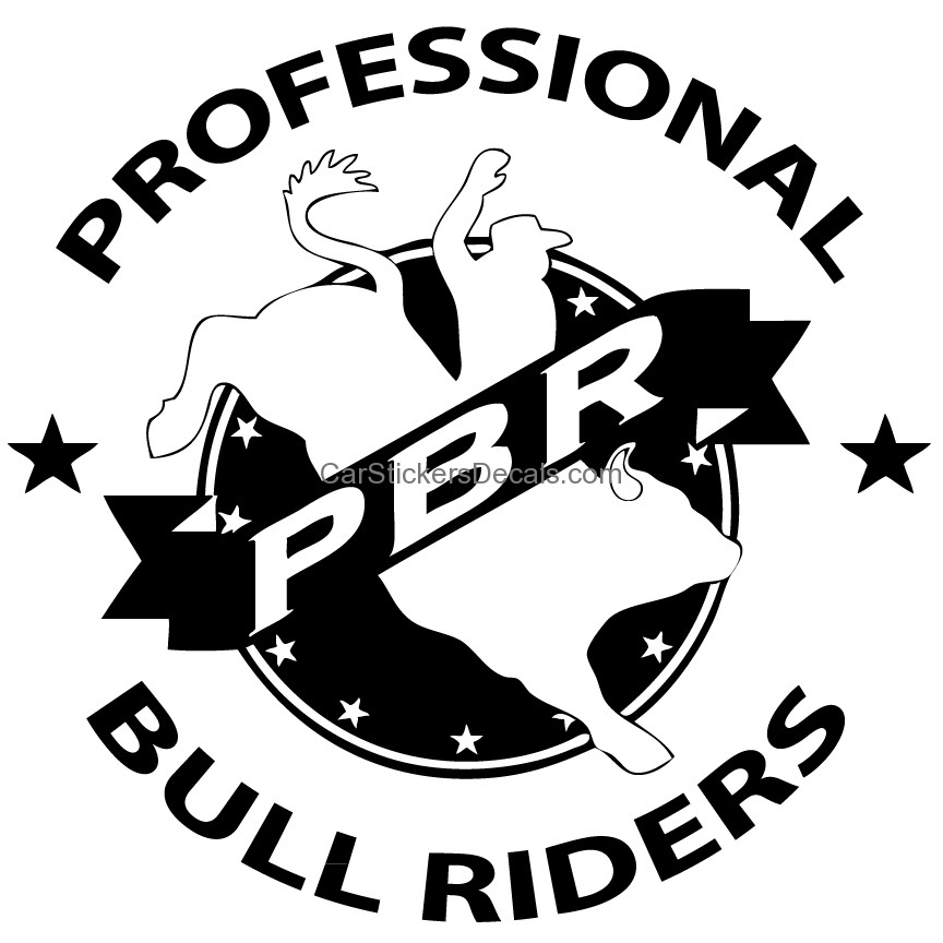 864x864 Pbr Bull Rider Sticker Amp Decal