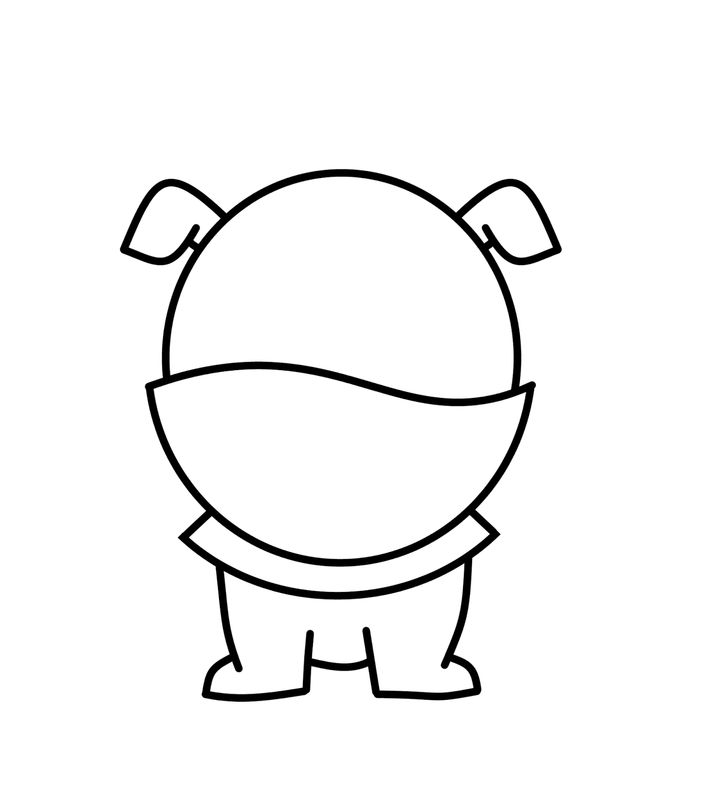 1449x1600 How To Draw Cartoons English Bulldog