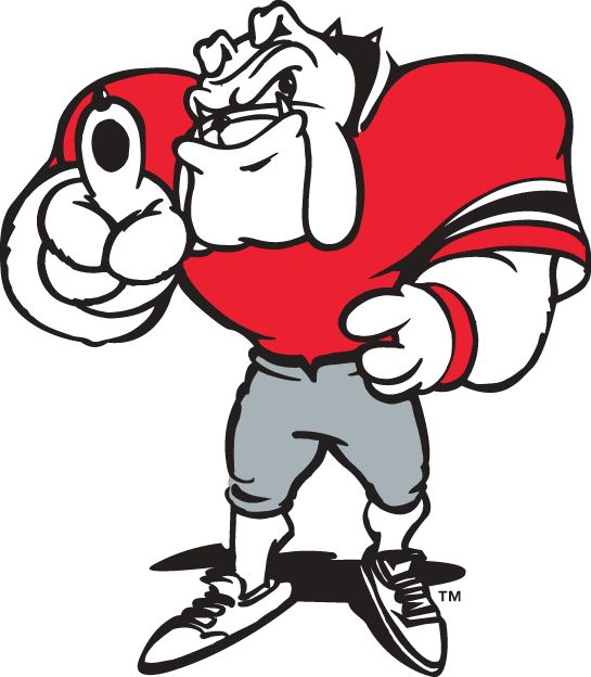 545x624 Drawn Bulldog Georgia Bulldogs