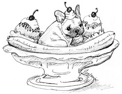 250x194 French Bulldog Art Still A Dreamer