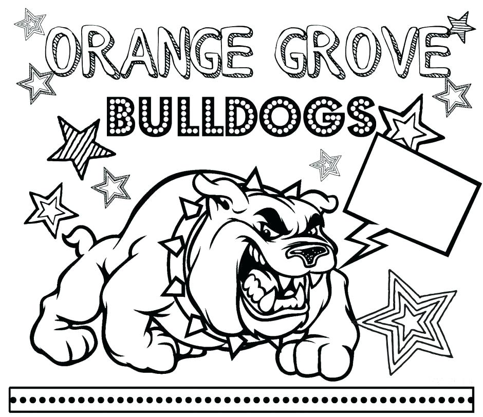 940x812 Georgia Bulldogs Coloring Pages Full Size Of Coloring Bulldog Face