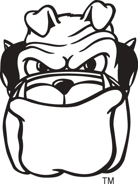 468x624 Drawn Bulldog Georgia Bulldogs