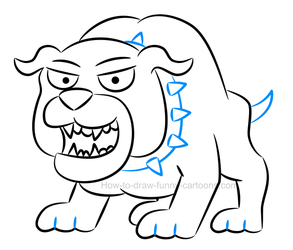 600x512 To Create An Illustration Of A Bulldog