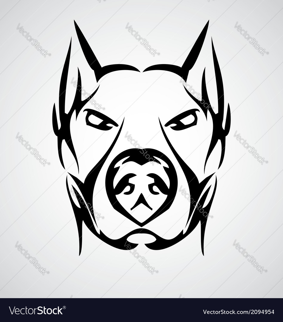 949x1080 Drawn Bulldog Tribal