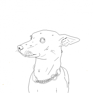 320x320 Tag For Line Drawings Of Puppies Dog Lineart By Sivthewolf