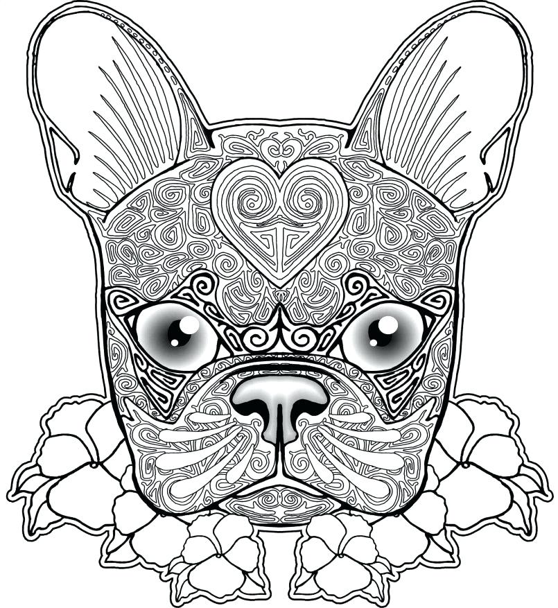 805x877 Free Bulldog Coloring Pages Puppy For Kids Printable Dog