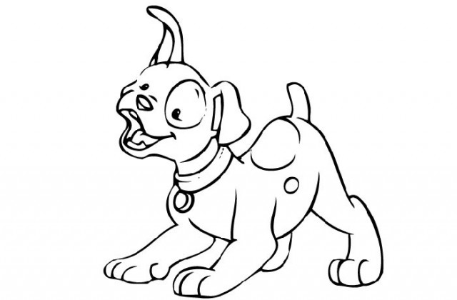 640x420 Tag For Cartoon Puppies To Color Dog Cartoon And Printable