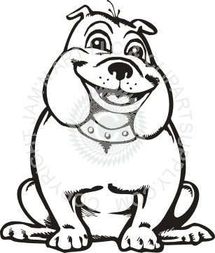 307x361 Bulldog Puppy Sitting