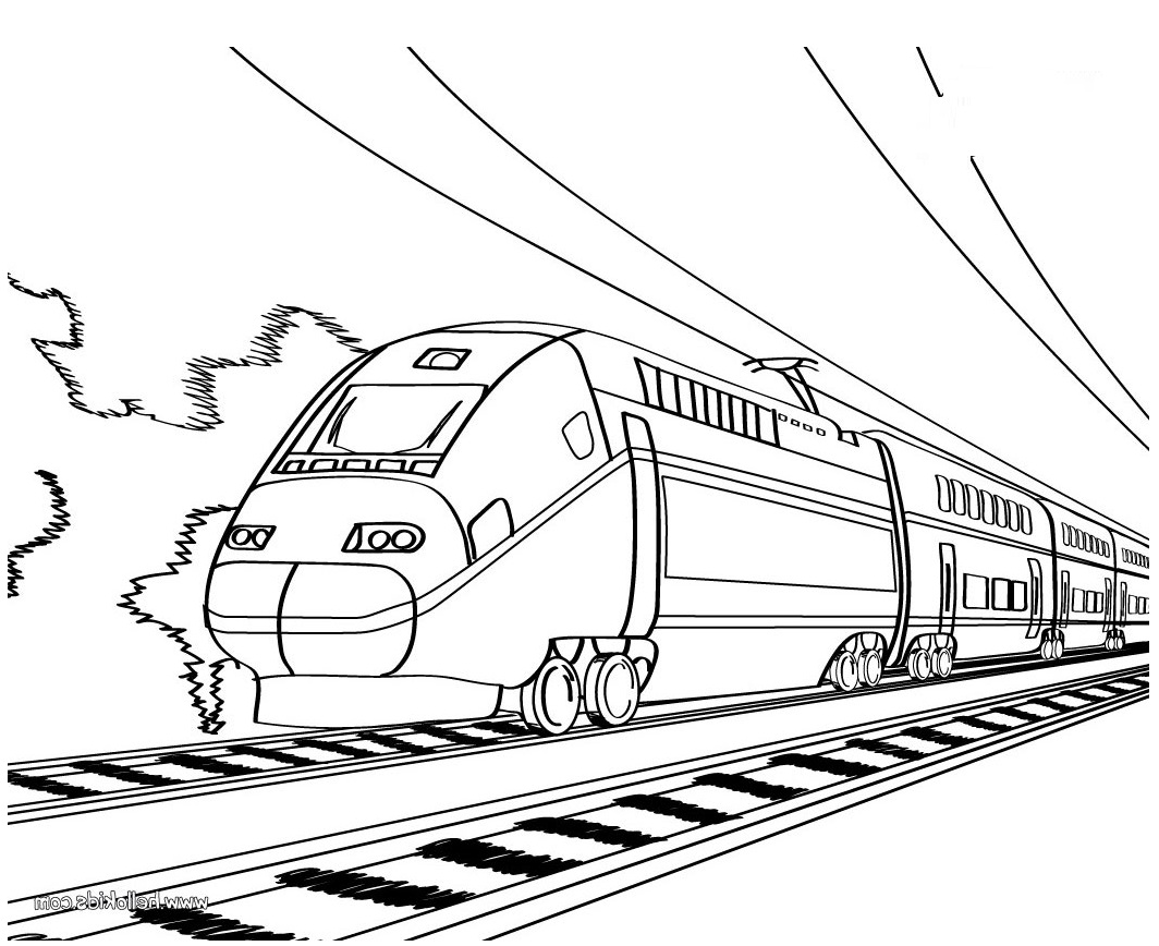 1064x868 Working Sheet Of Bullet Train For Preschoolers