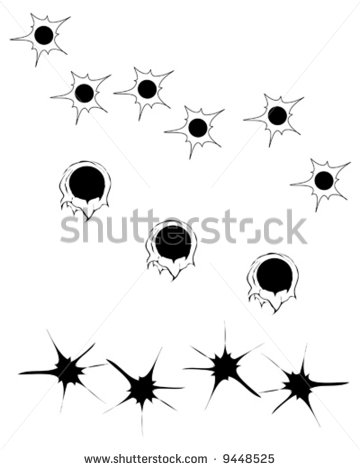 360x470 Bullet Holes