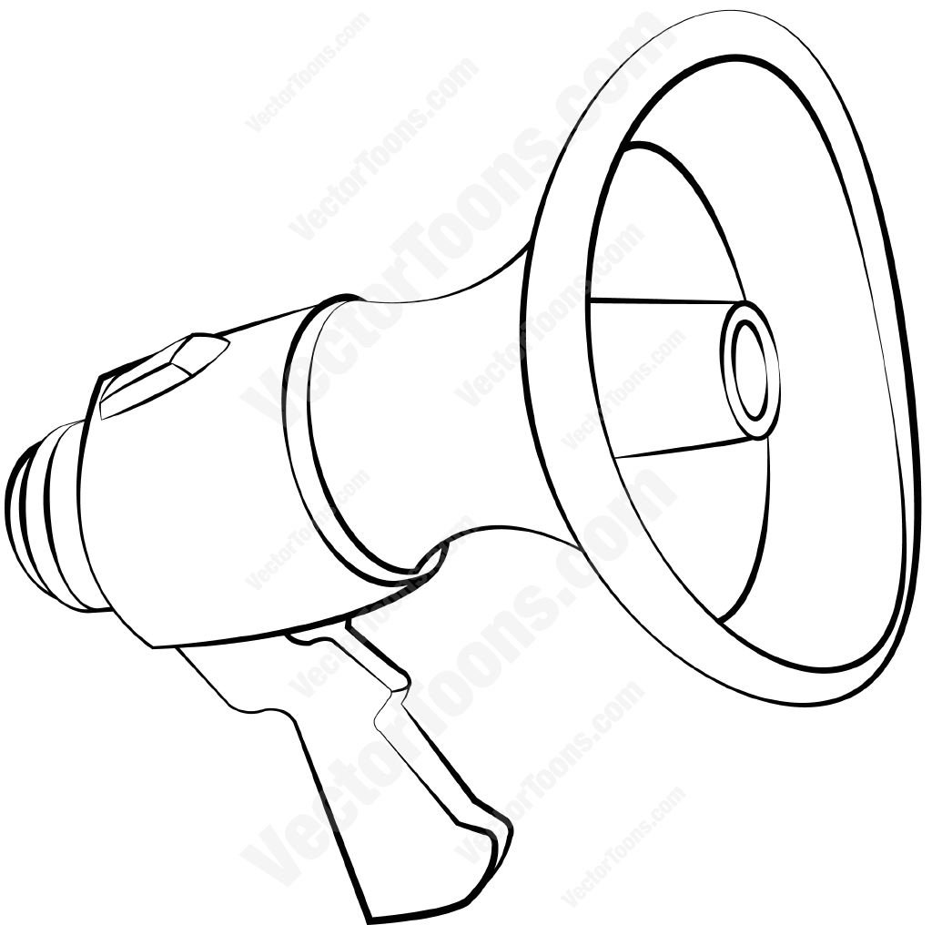 1024x1016 Megaphone Cartoon Clipart