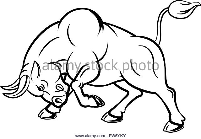 640x443 Bull Run Stock Vector Images