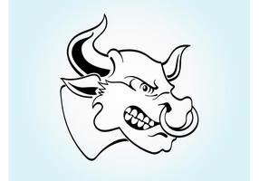 286x200 Bull Free Vector Art