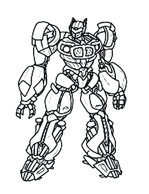600x777 Bumble Bee Transformer Coloring Page