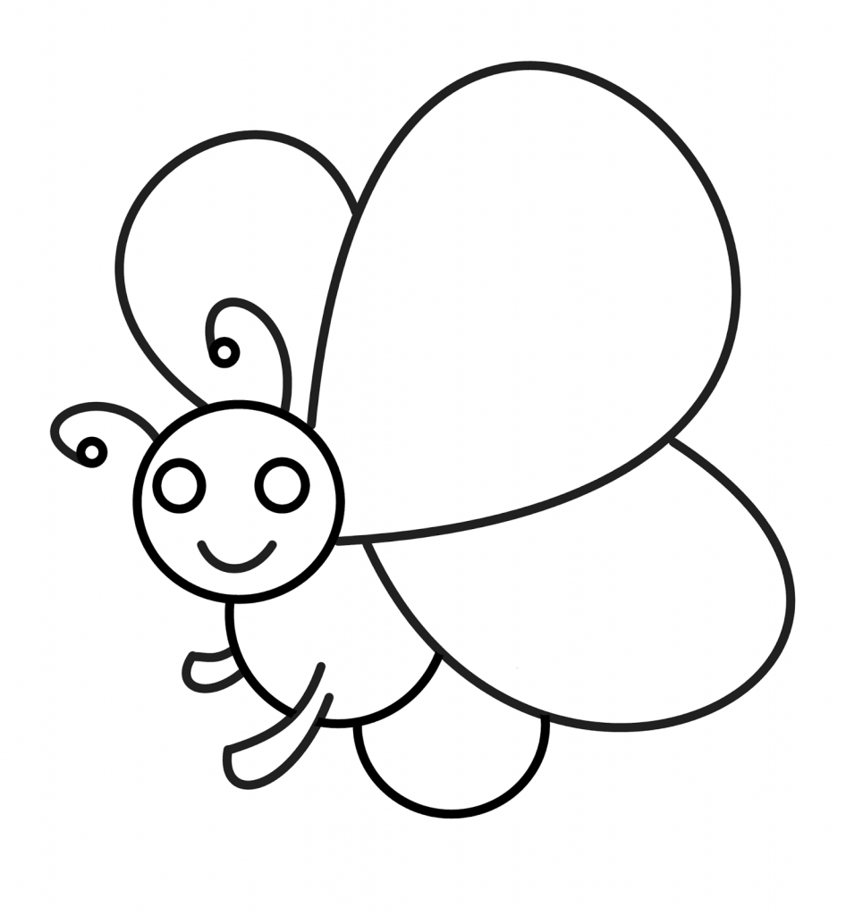 946x1024 Cartoon Butterfly Drawing Butterfly Stepstep Drawing How To Draw
