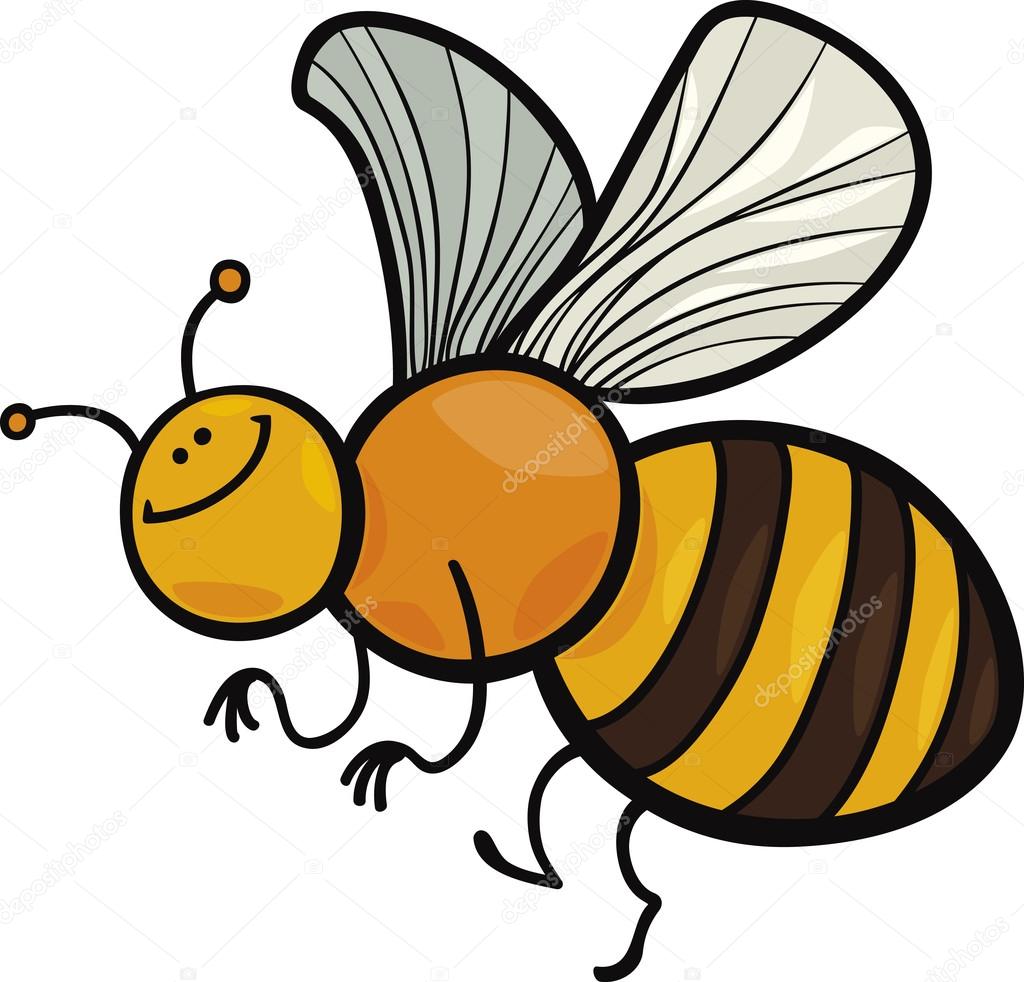 1024x982 Cartoon Bee Stock Vector Izakowski