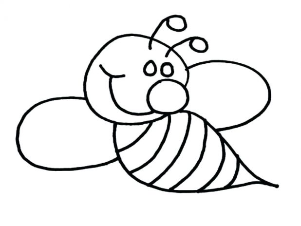 618x464 Bumble Bee Coloring Page Sheets Draw 117 Captivating Pages Of Bees