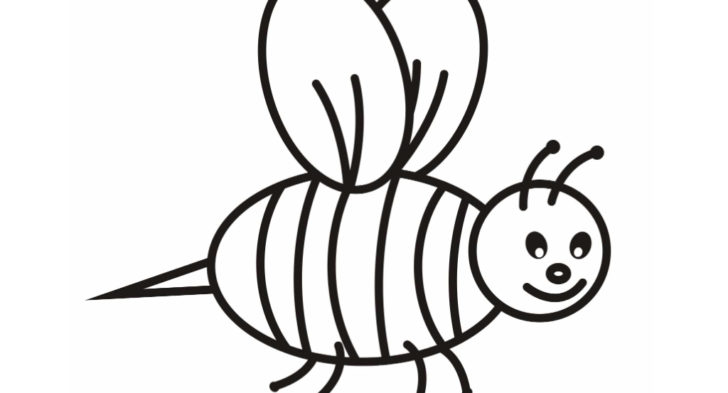 728x393 Coloring Page Of Bees Bumble Bee Coloring Page Sheets, Draw Bumble