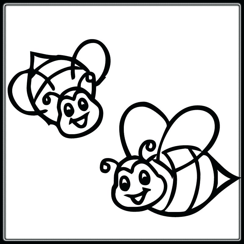 800x800 Bee Coloring Page Beautiful Bumble Bee Coloring Page On Free