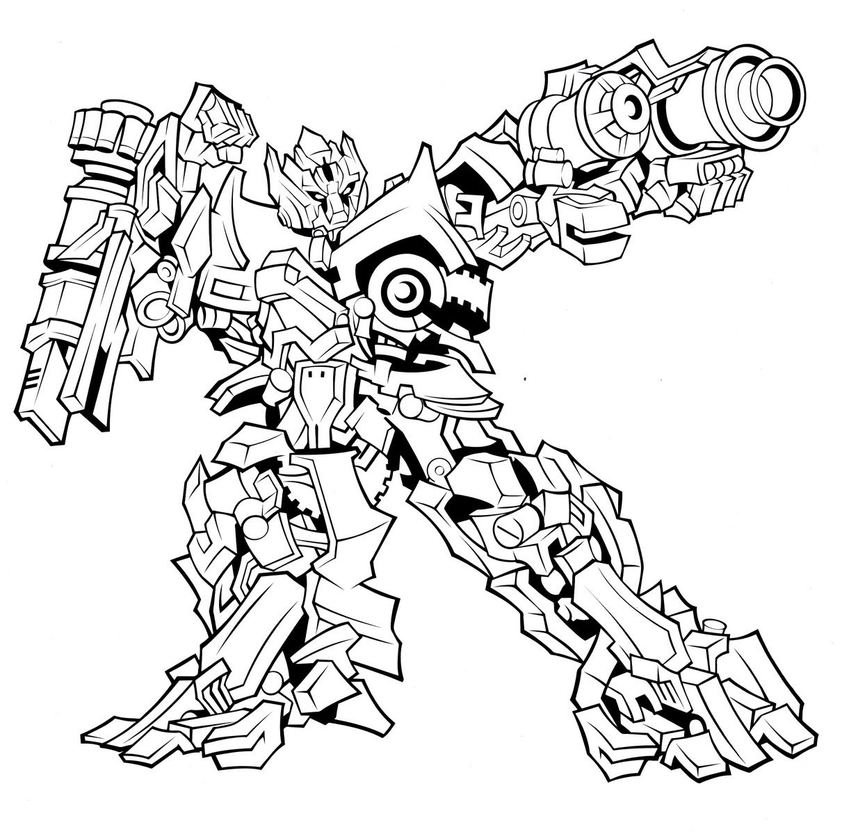 1211x1200 Best Transformers Coloring Pages For Kids And Drawing Adult 4