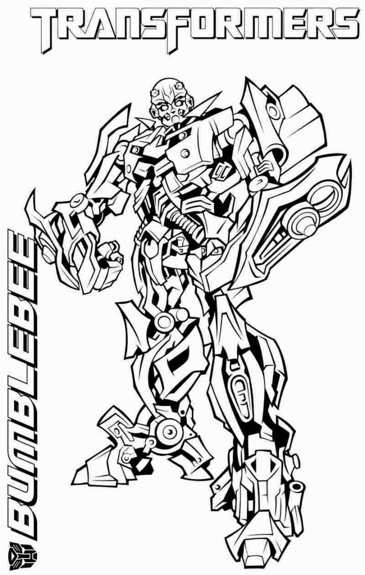 719x1132 Transformers Coloring Pages Bumblebee Coloring Pages