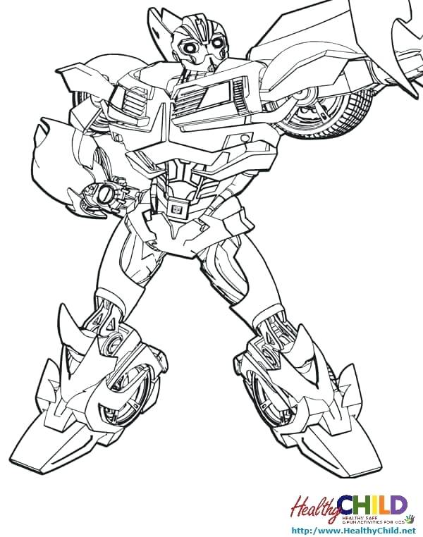 600x762 Bumblebee Transformer Coloring Page