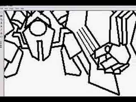 480x360 Bumblebee Transformer Drawn Using Ms Paint
