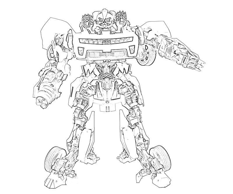800x667 Bumblebee Transformers Coloring Pages