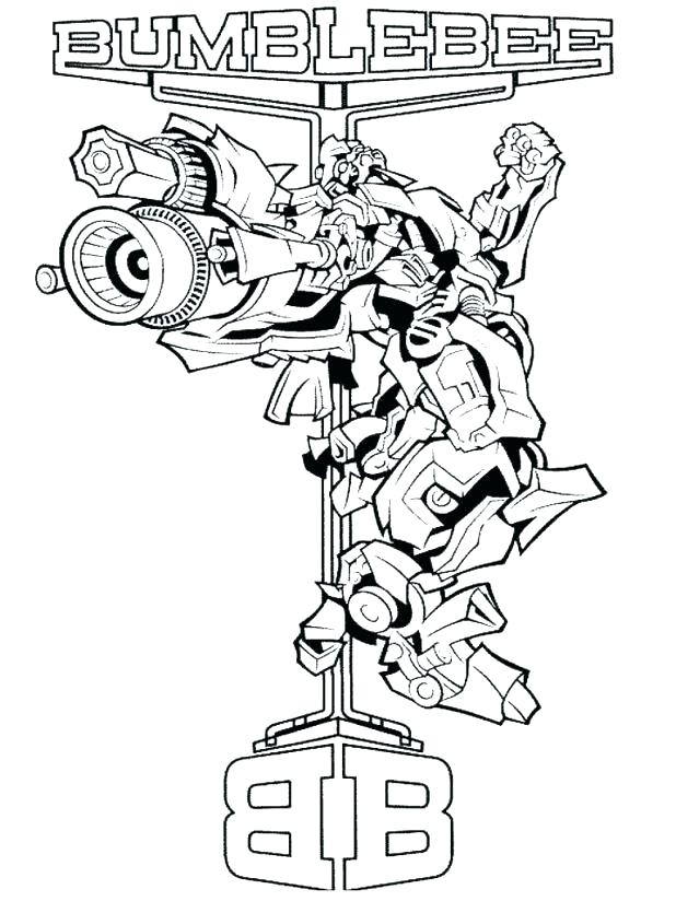 618x824 Free Transformers Coloring Pages Bumblebee Transformer Free