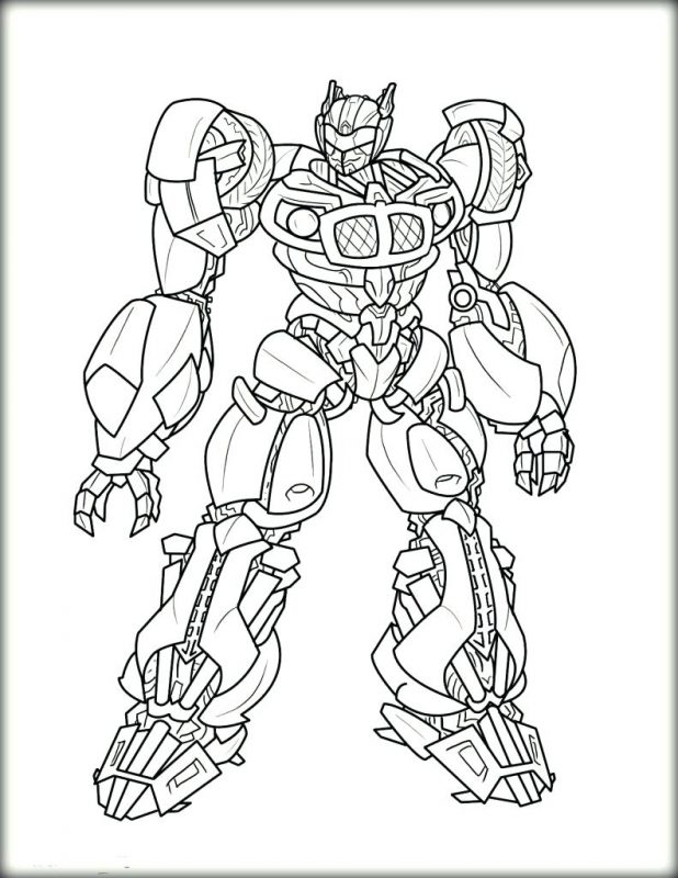 618x800 Transformers Coloring Pages Free Printable Bumblebee Transformer